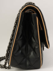 2013 2.55 Chain Shoulder Bag Black/Beige