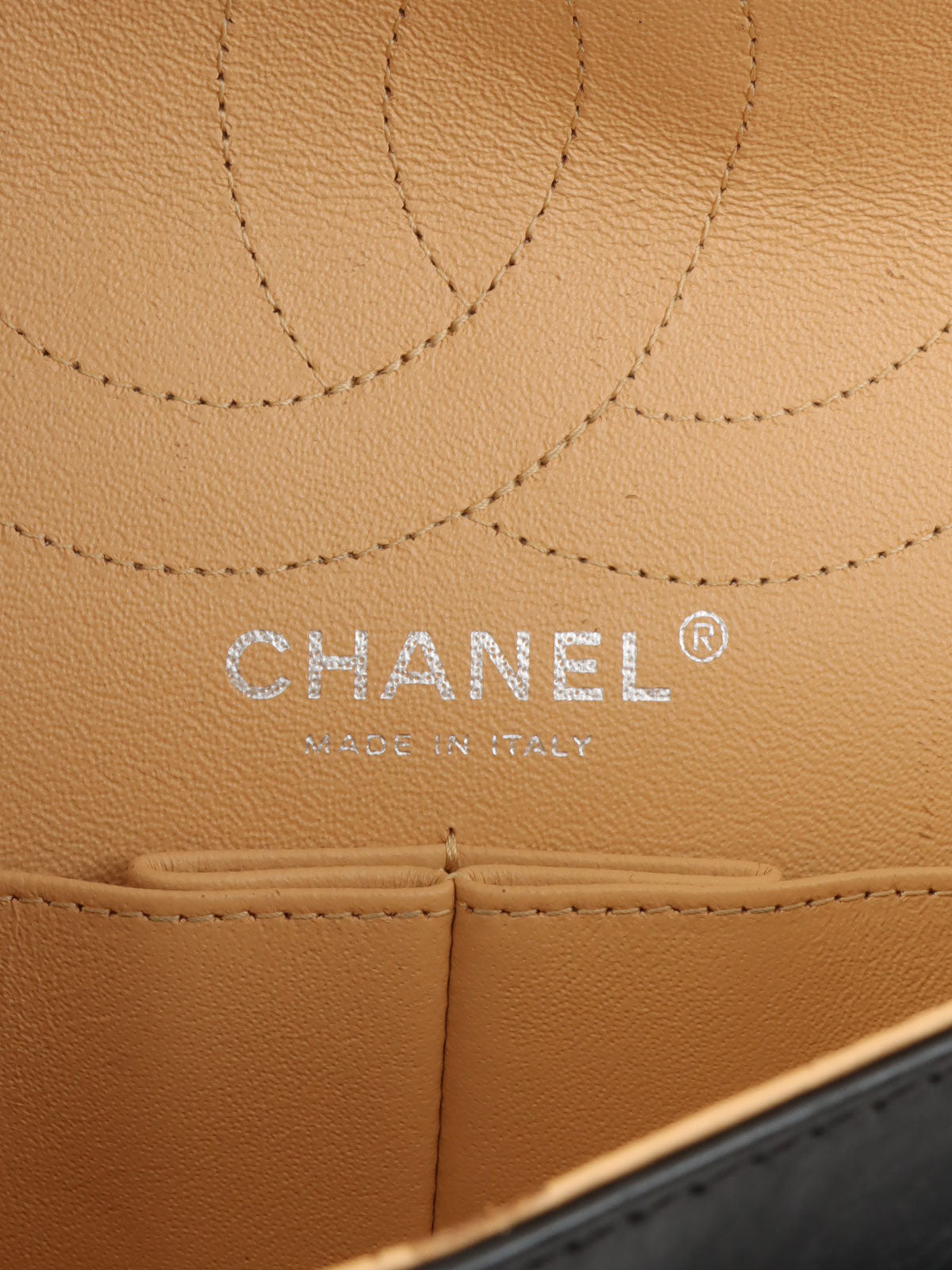 2013 2.55 Chain Shoulder Bag Black/Beige