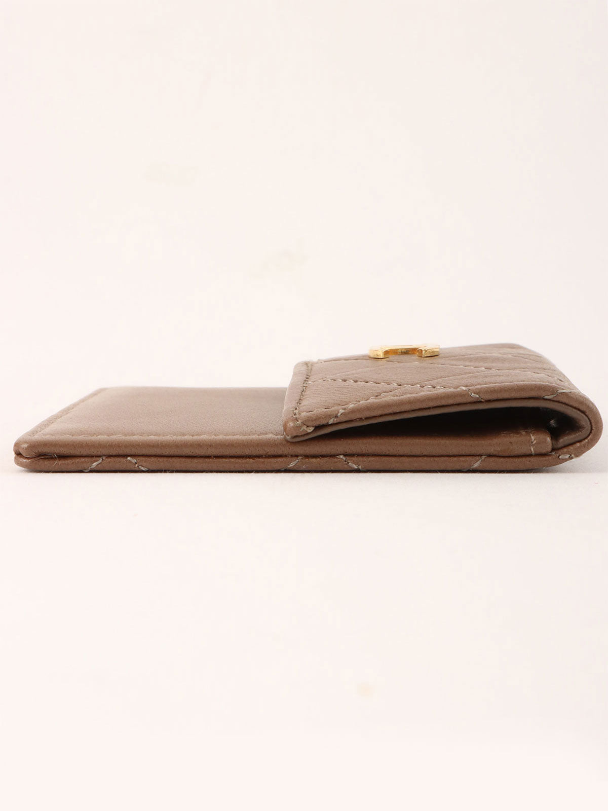 1990s CC Turnlock Chain Shoulder Bag, Brown