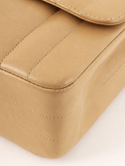 Mademoiselle Stitch CC Turnlock Chain Bag, Beige, circa 1995