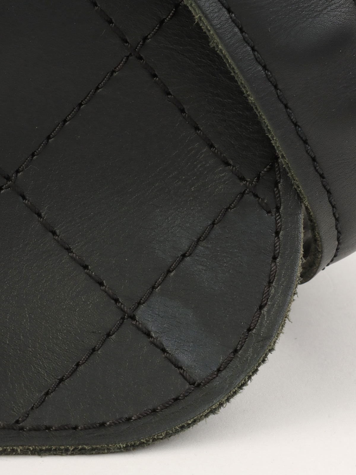 2011年頃製 ウルトラステッチCCマークプレートチェーンショルダーバッグ ブラック