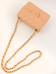 2003年頃製 クラシックフラップチェーンバッグミニ ピンク