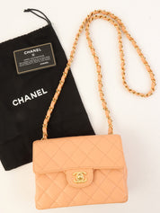 2003年頃製 クラシックフラップチェーンバッグミニ ピンク