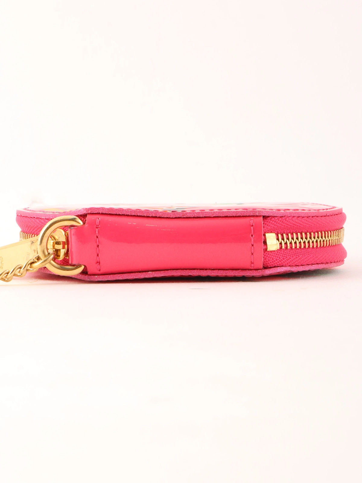 2009 Monogram Vernis Porte Monnaie Chapeau 玫瑰流行