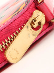 2009 Monogram Vernis Porte Monnaie Chapeau 玫瑰流行