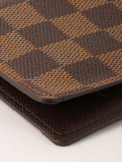 2009年製 キャンバスダミエアジェンダポッシュ ブラウン