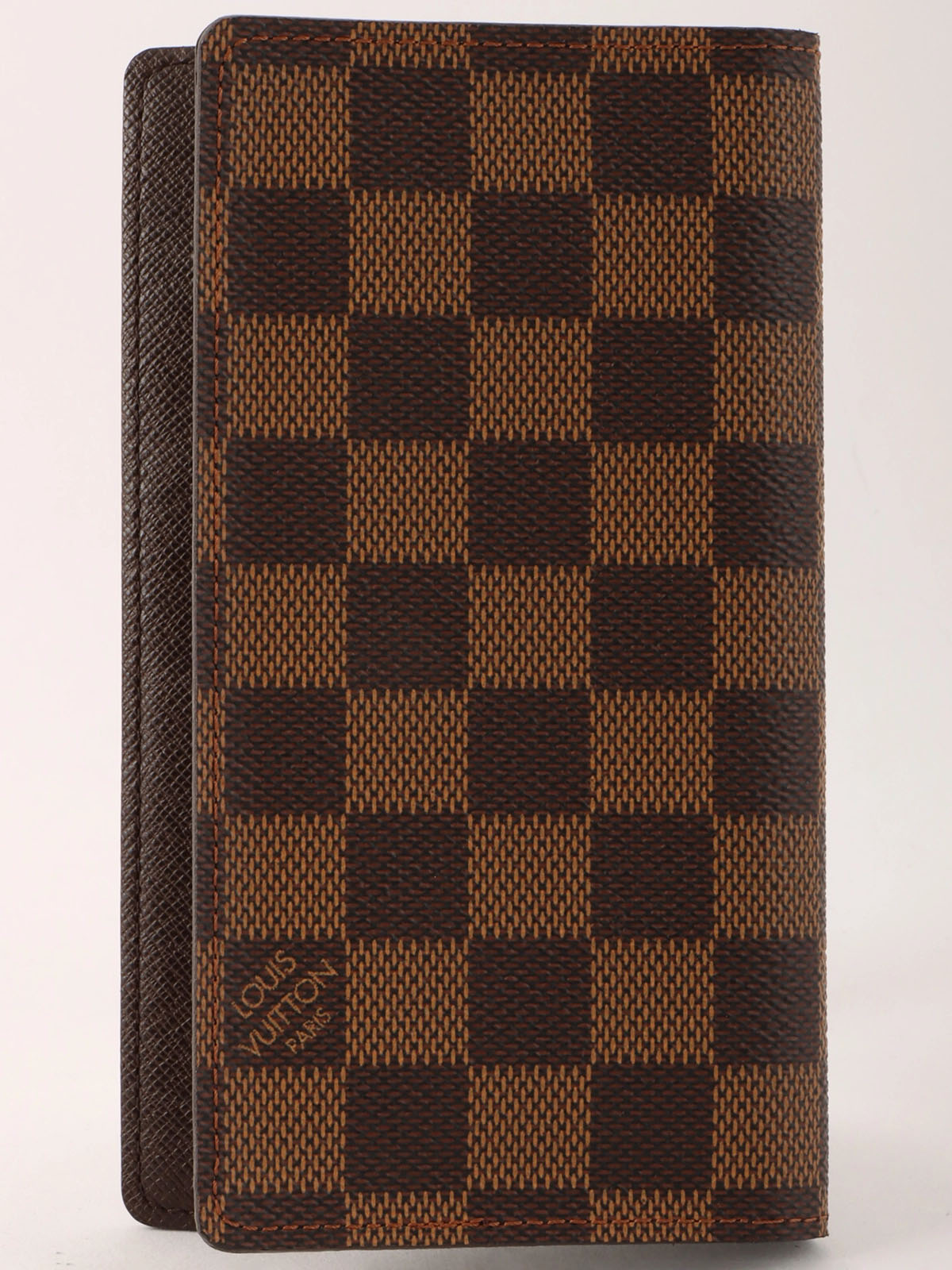 2009 年 Damier Agenda Poche 帆布棕色