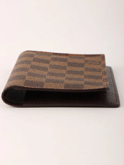 2009年製 キャンバスダミエアジェンダポッシュ ブラウン