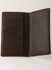 2009 年 Damier Agenda Poche 帆布棕色