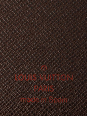 2009年製 キャンバスダミエアジェンダポッシュ ブラウン