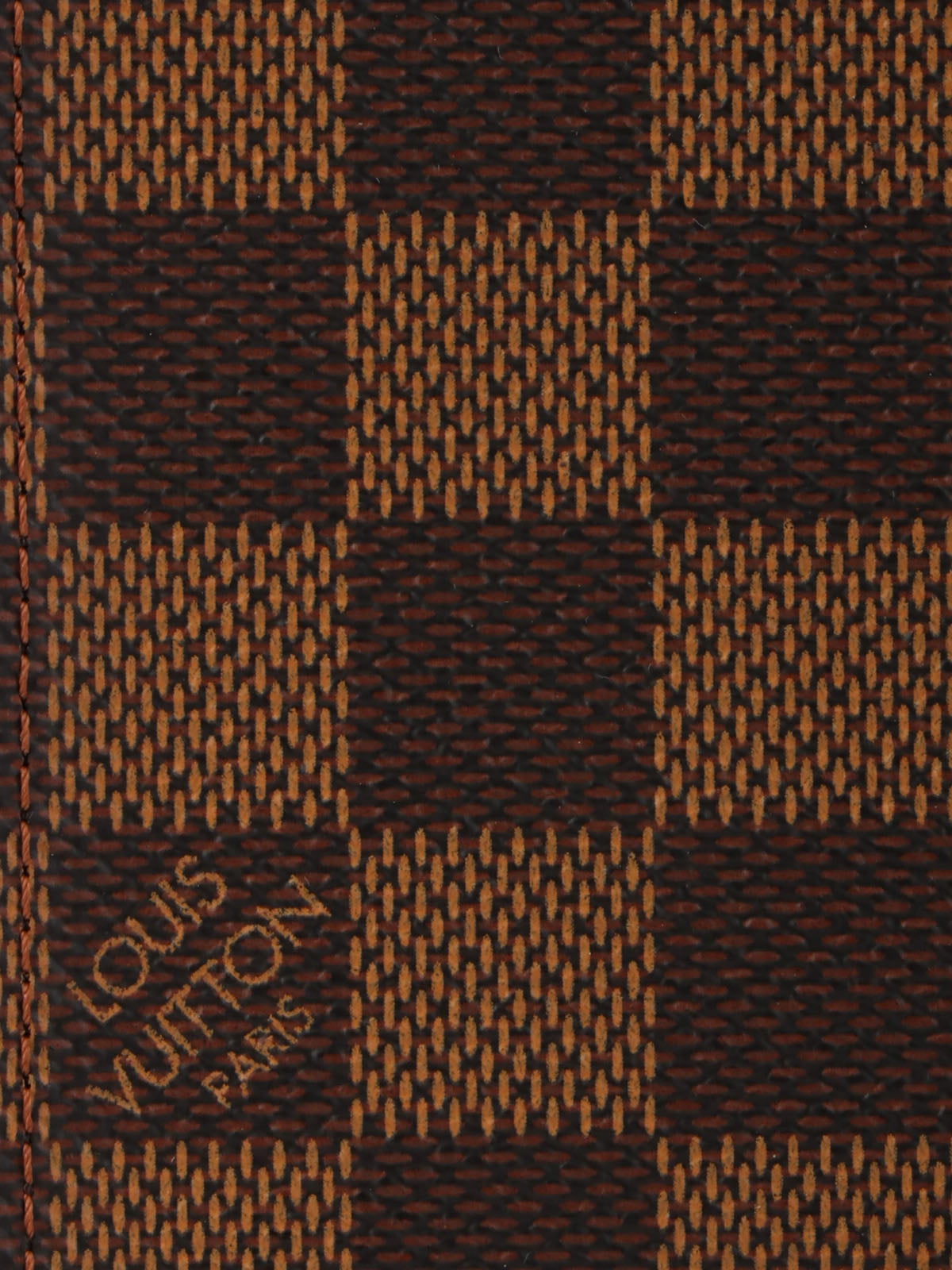 2009 年 Damier Agenda Poche 帆布棕色