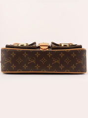 2008 Monogram Hudson Canvas PM Brown