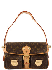 2008 Monogram Hudson Canvas PM Brown