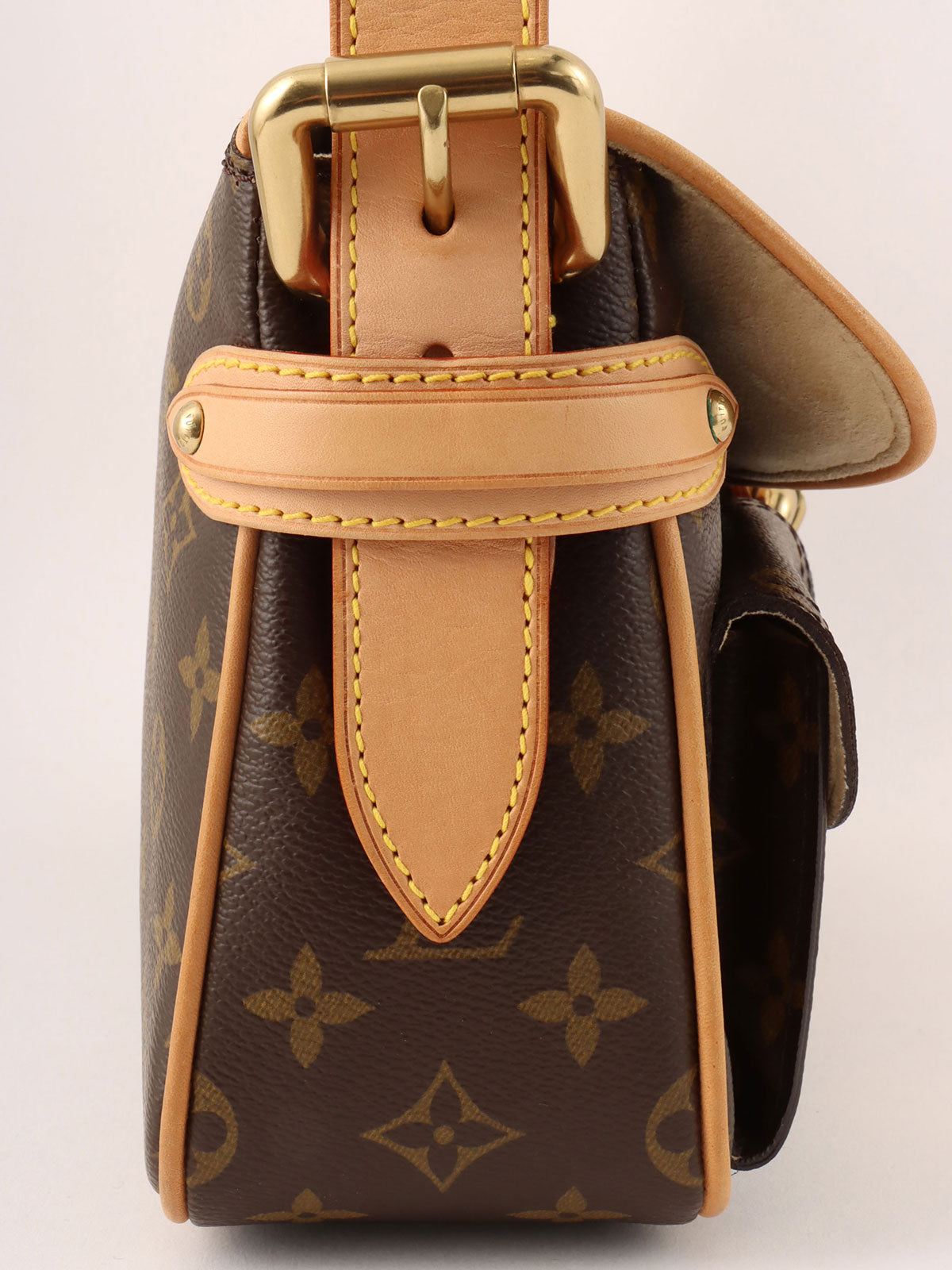 2008 Monogram Hudson Canvas PM Brown