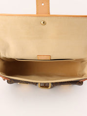 2008 Monogram Hudson Canvas PM Brown