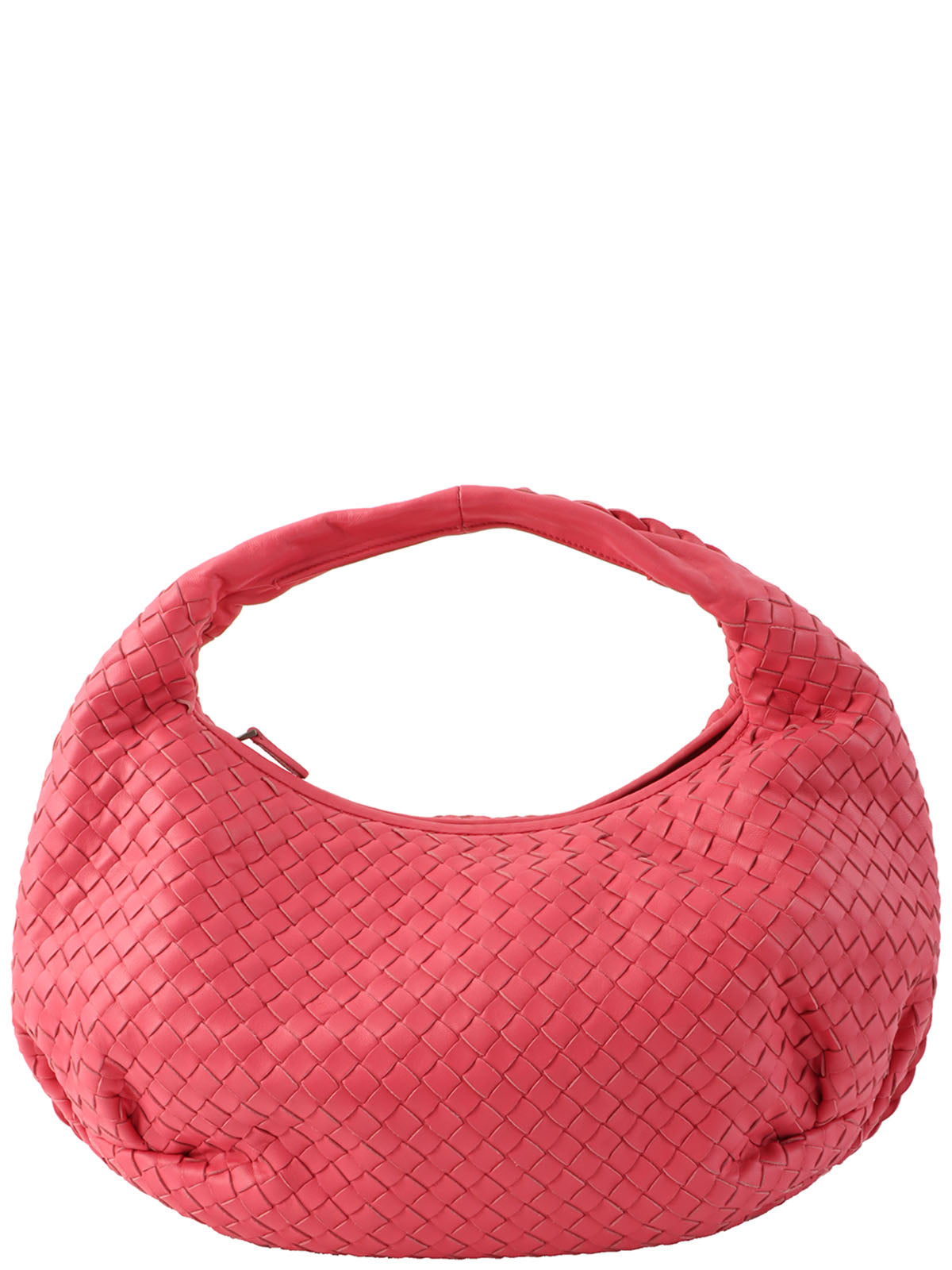 Pink Intrecciato Hobo Bag