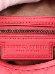 Pink Intrecciato Hobo Bag