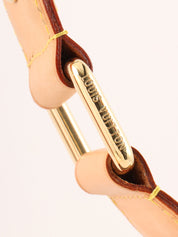 2006 Monogram 帆布Perforated Demilune 棕色/橙色