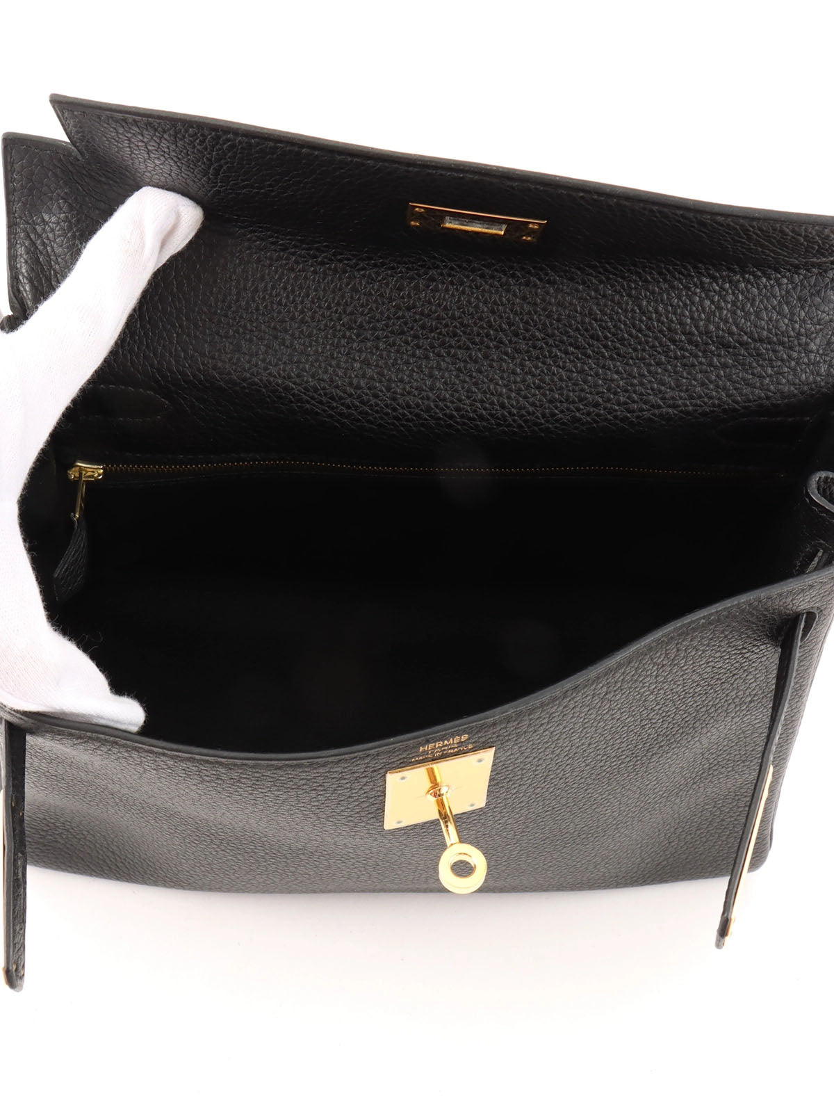 2008年製 ケリーバッグ28 ブラック