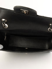 1998 Caviar Skin Classic Flap Chain Bag in Black