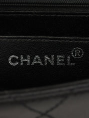 1998 Caviar Skin Classic Flap Chain Bag in Black