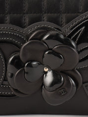 Camellia Chocolate Bar Chain Bag Mini Black (2005)