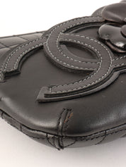 2005年頃製 カメリアチョコバーチェーンバッグミニ ブラック