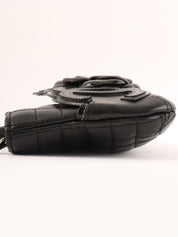 Camellia Chocolate Bar Chain Bag Mini Black (2005)