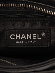 Camellia Chocolate Bar Chain Bag Mini Black (2005)