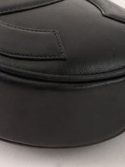 1990年頃製 オーバルCCマークステッチタッセルショルダーバッグ ブラック