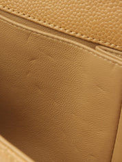 2004年頃製 キャビアスキンイーストウェストチェーンバッグ ベージュ