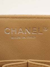 2004年頃製 キャビアスキンイーストウェストチェーンバッグ ベージュ