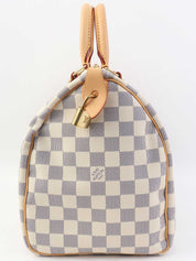 2007 帆布 Damier Azur Speedy 30 白色