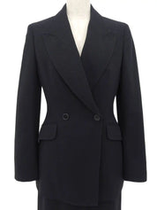 ロゴボタンセットアップ　ブラック