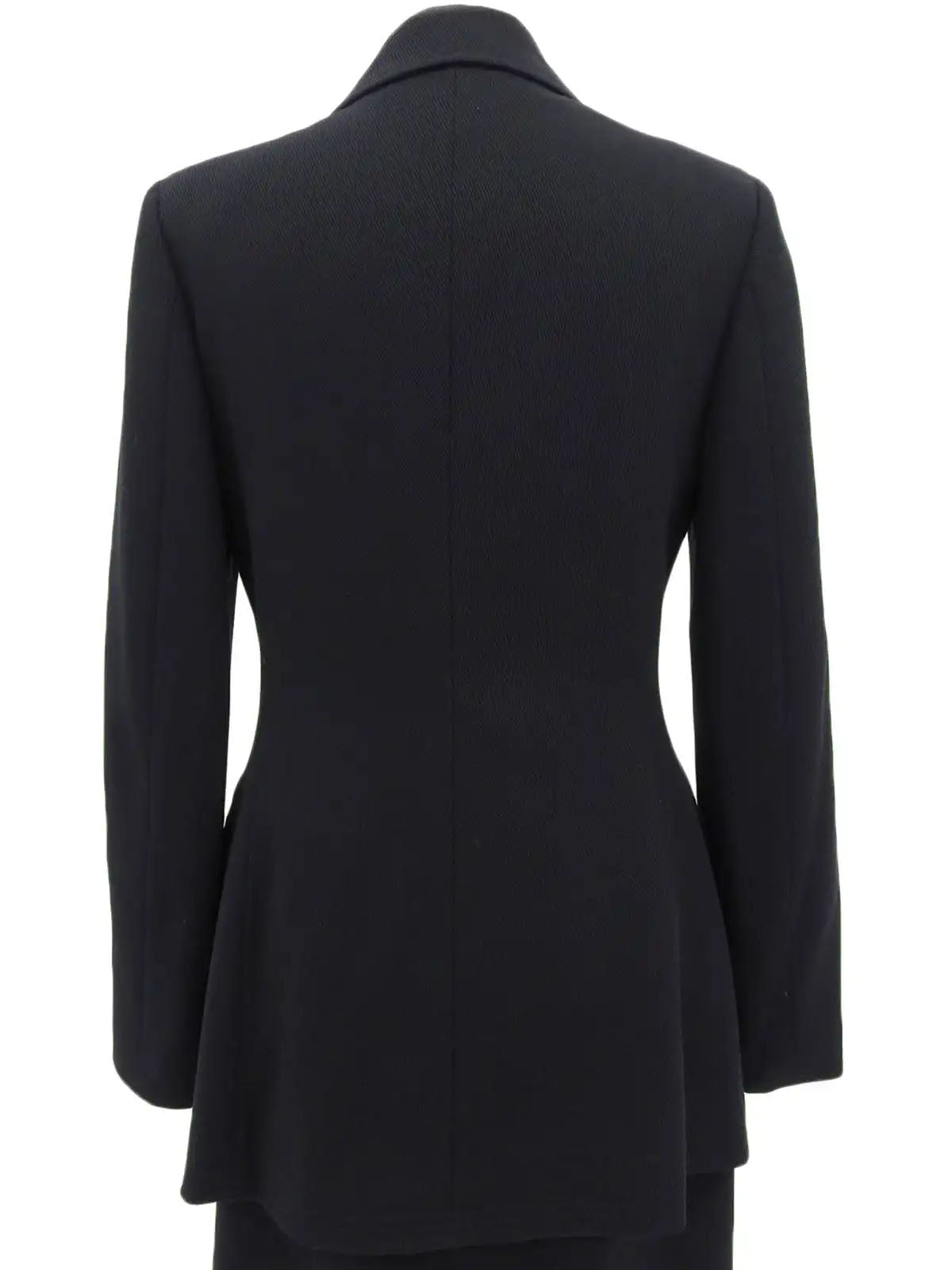 ロゴボタンセットアップ　ブラック