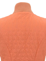 Gancini 橙色板面设计缝线背心