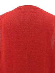 Logo Embroidered Vest Red