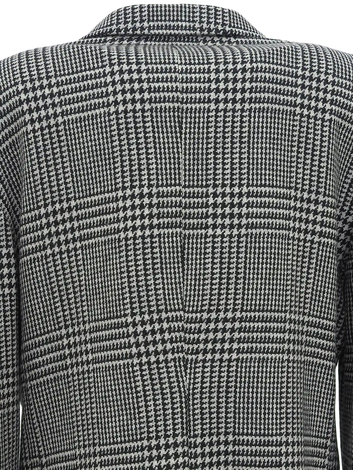 Houndstooth pattern jacket in black/white