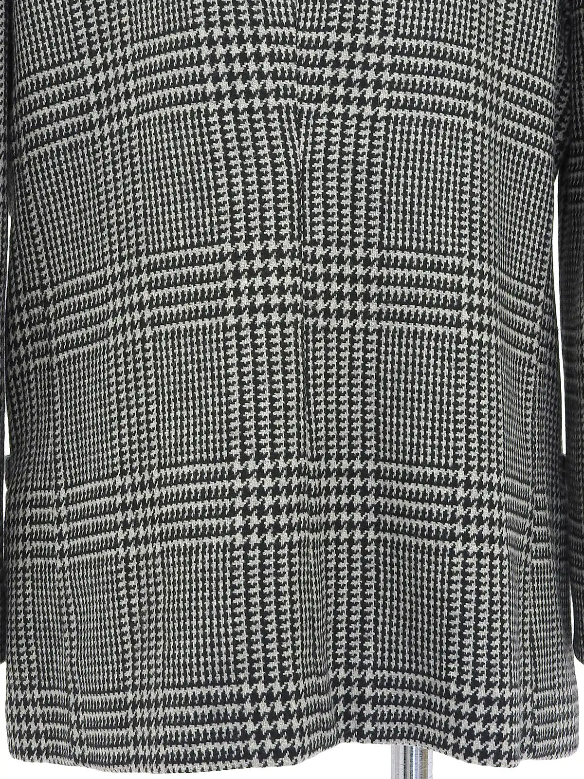 Houndstooth pattern jacket in black/white