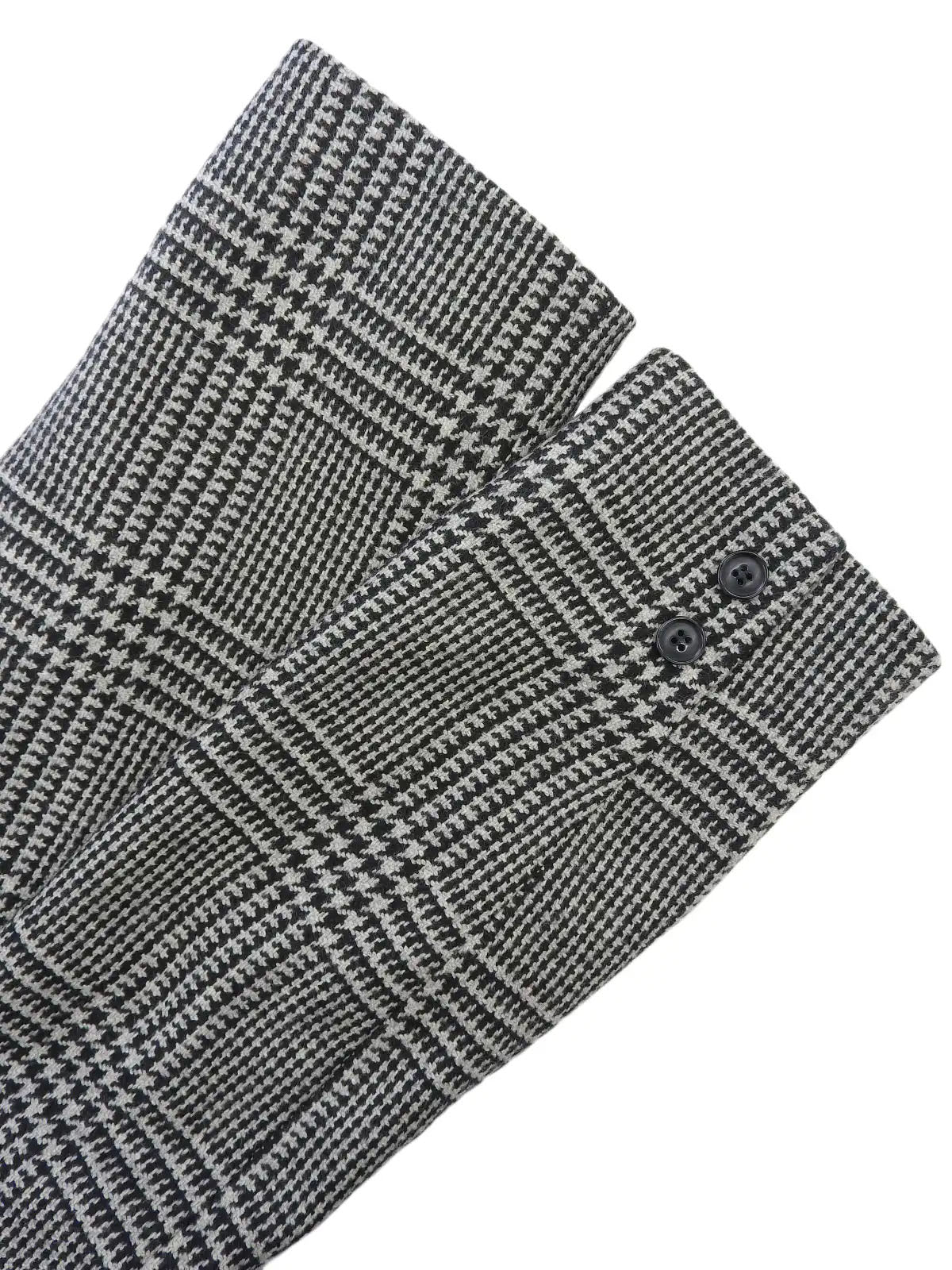 Houndstooth pattern jacket in black/white
