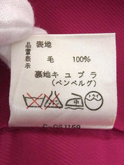 チェックパターンノーカラーセットアップ　ピンク／パープル