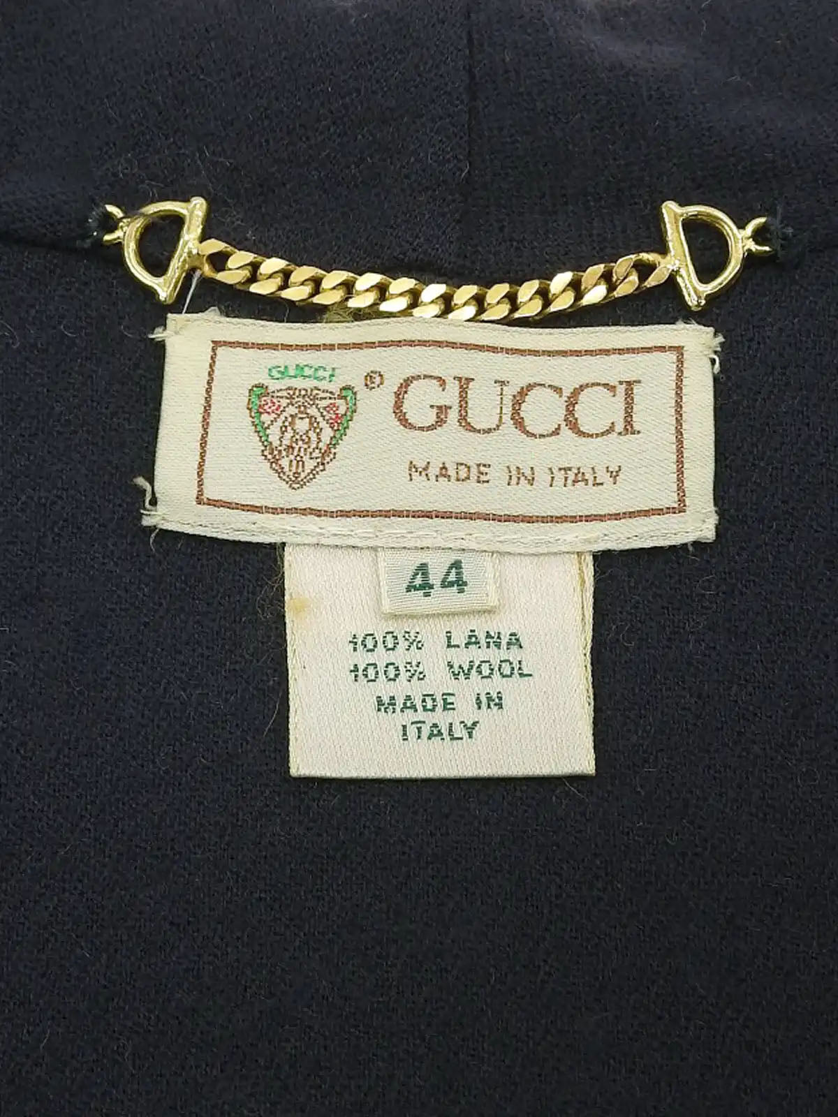Navy Logo Button Coat