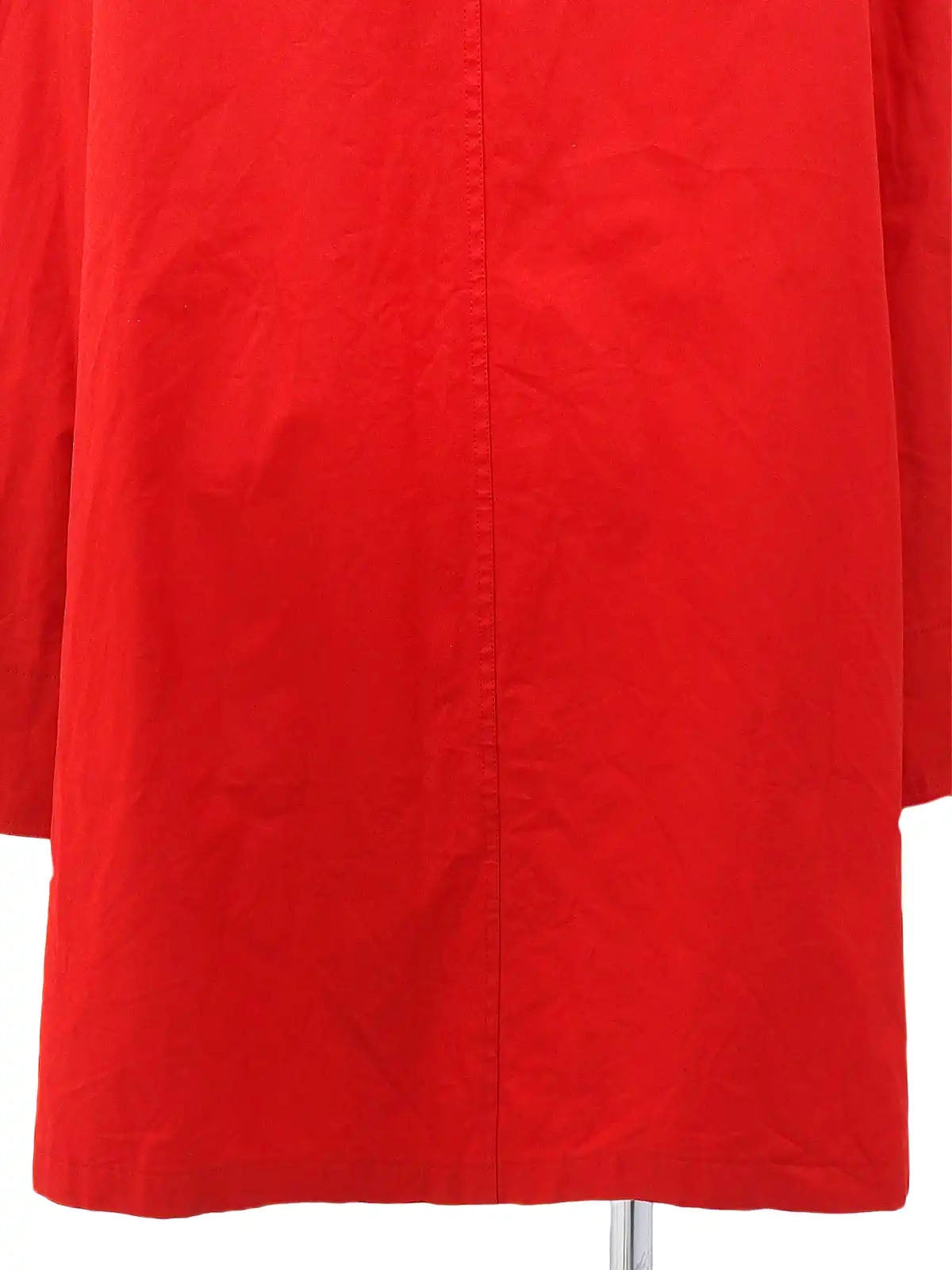 Logo Zip-Up Spring Coat Red
