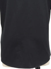 Logo Button Half Sleeve Shirt in Black