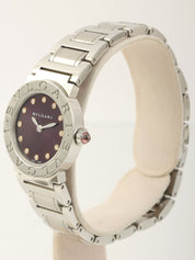 12Pダイヤモンドビーゼロワンウォッチ　シルバー/パープル