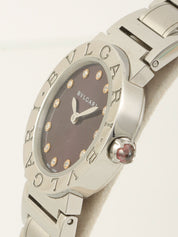 12Pダイヤモンドビーゼロワンウォッチ　シルバー/パープル