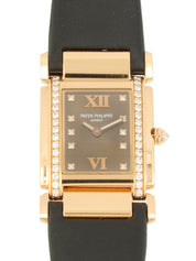 18K Diamond Twenty4 Pink Gold/Black