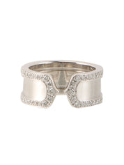 18KダイヤモンドC2リング シルバー