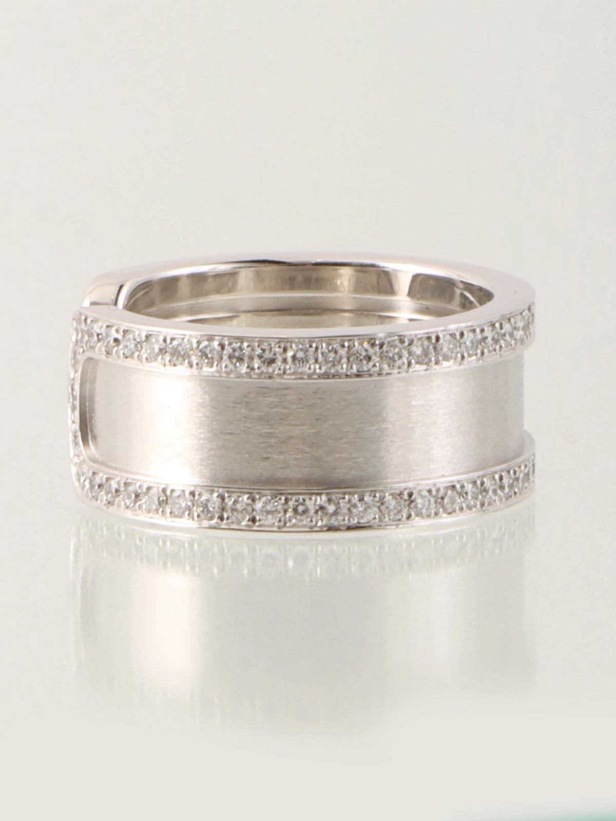 18KダイヤモンドC2リング シルバー