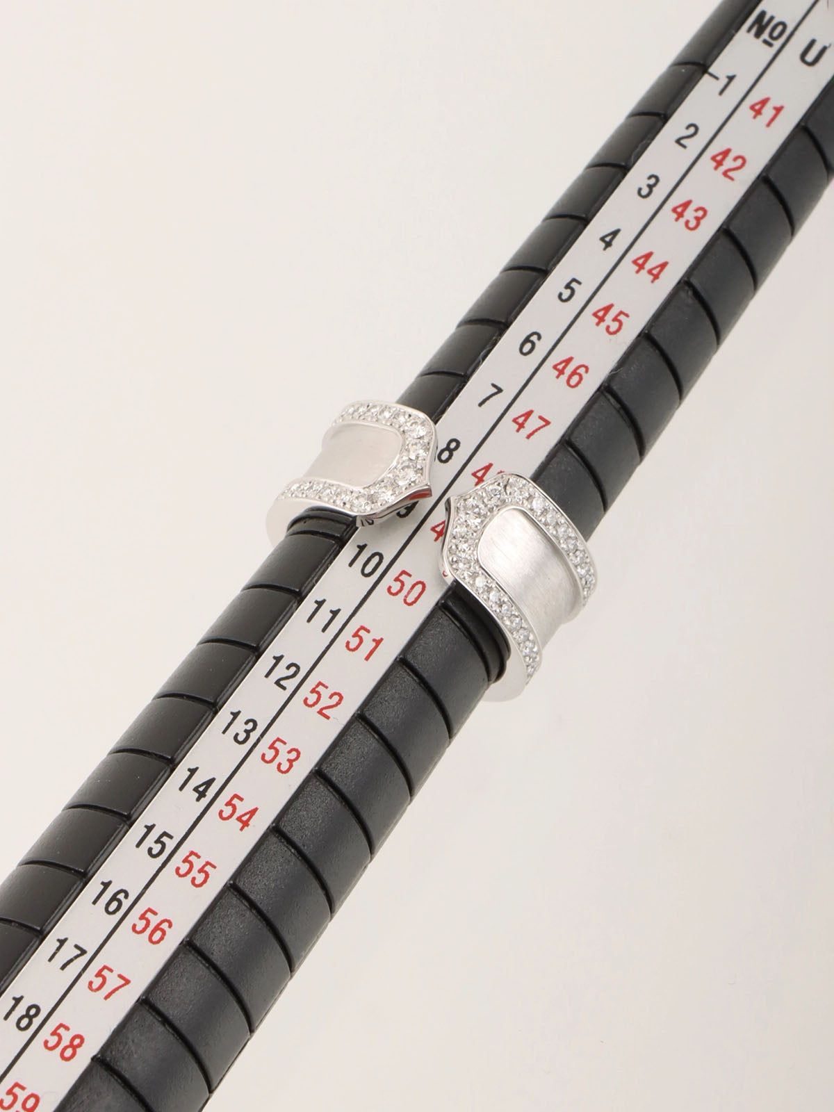 18KダイヤモンドC2リング シルバー